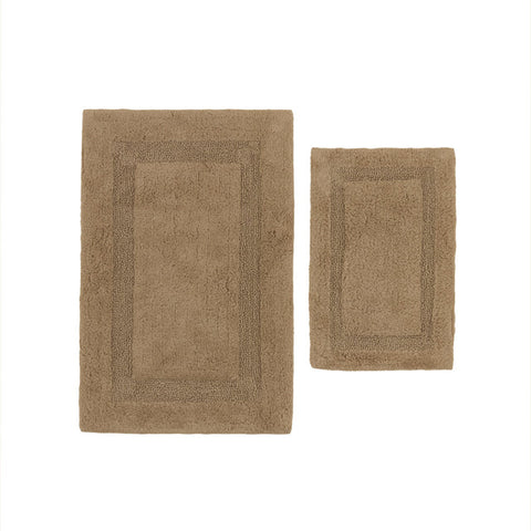 Karaca Pauline Badvorleger-Set, 60 × 90 cm + 40 × 60 cm, Beige