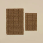 Karaca Simon Badvorleger-Set, 60 × 90 cm + 40 × 60 cm, Braun
