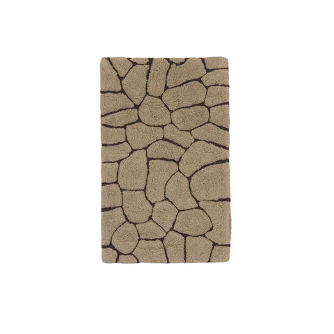 Karaca Stone Badvorleger, 50 × 80 cm, Grau