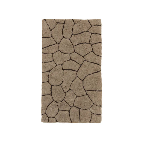 Karaca Stone Badvorleger, 60 × 100 cm, Grau