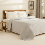 Karaca Ines Tagesdecken-Set, Doppelbett, Grau