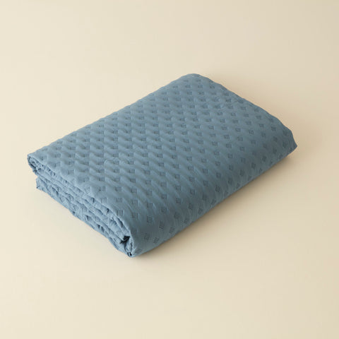 Karaca Ines Tagesdecken-Set, Doppelbett, Dunkelblau