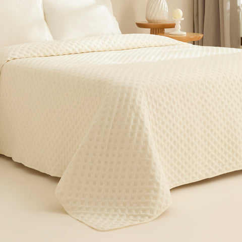 Karaca Ines Tagesdecke, Einzelbett, Ecru