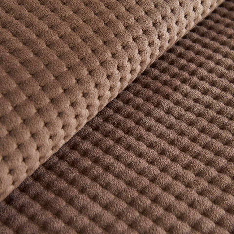 Karaca Chloe Bedspread, Double, Brown