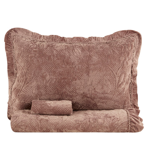 Karaca Audrey Tagesdecke, Doppelbett, Rose