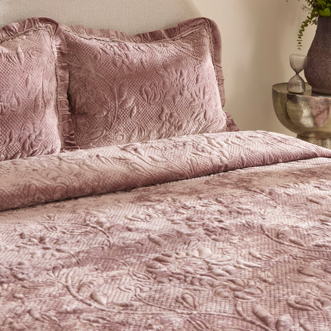 Karaca Audrey Tagesdecke, Doppelbett, Rose