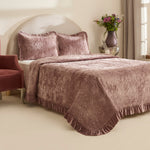 Karaca Audrey Tagesdecke, Doppelbett, Rose