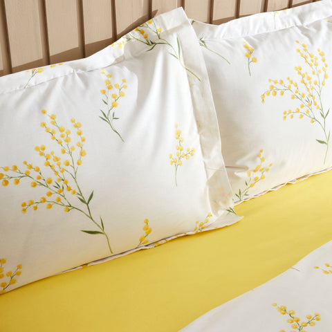 Karaca Loretta 100% Cotton Double Bed Duvet Set, Yellow 