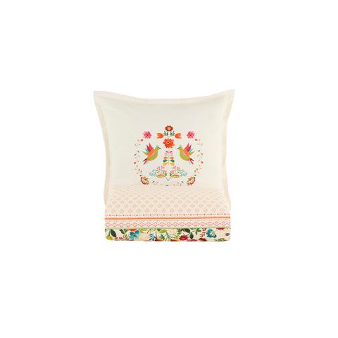 Karaca Parlin Renforcé Bettwäsche-Set, Einzelbett, Fuchsia