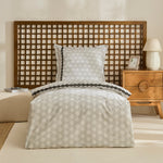 Karaca Rodeni Percale Duvet Cover Set, Black