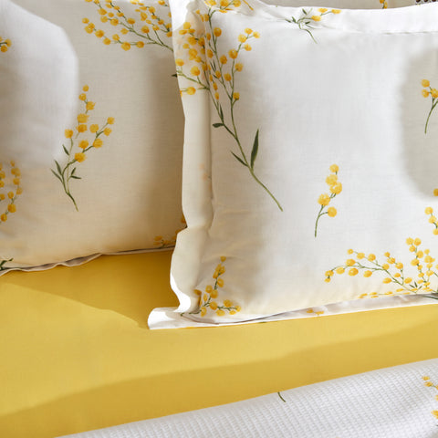 Karaca Loretta 100% Cotton Double Bed Bedspread Set, Yellow
  