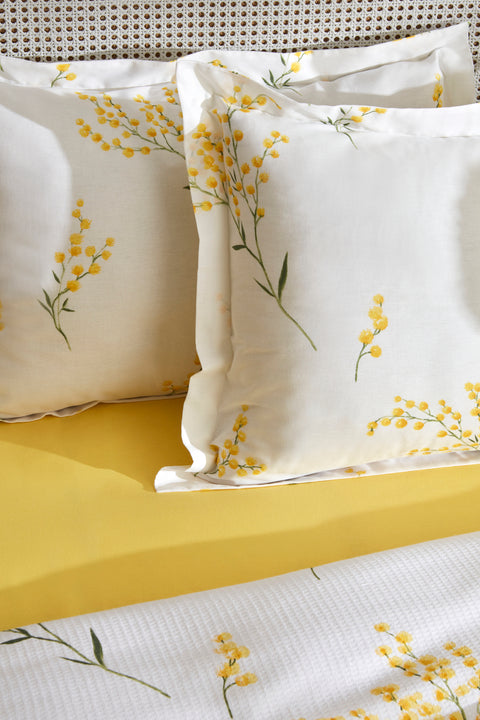 Karaca Loretta 100% Cotton Double Bed Bedspread Set, Yellow
  