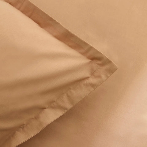 Karaca Vera Bettbezug-Set aus 100 % türkischer Baumwolle, Einzelbett, Beige