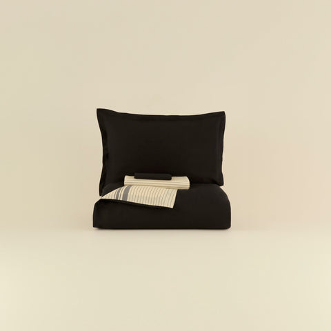 Karaca Marta Perkal-Bettbezug-Set, Einzelbett, Blau