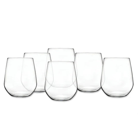 RCR Universum 6-teiliges Trinkglas-Set, 430 ml, Transparent