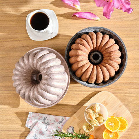 Karaca Lina Sliced Rosegold Casting Cake Mold 25.5 cm