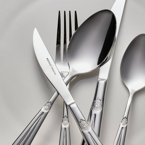 Karaca 316+ Mantilla for 12 Person Elegance Cutlery Set, 84 Piece