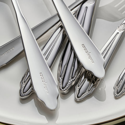 Karaca 316+ Mantilla for 12 Person Elegance Cutlery Set, 84 Piece