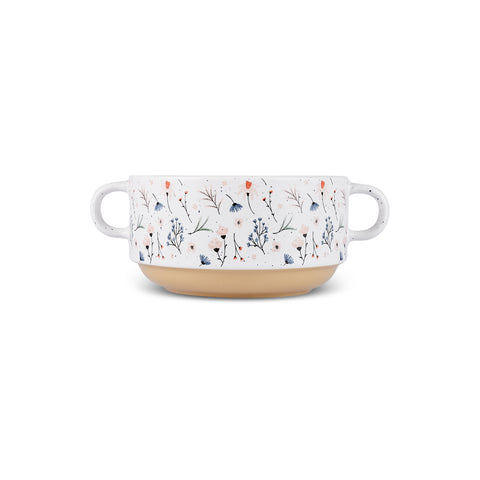Karaca Monet Flower Suppenschalen-Set, 3-teilig, 460 ml