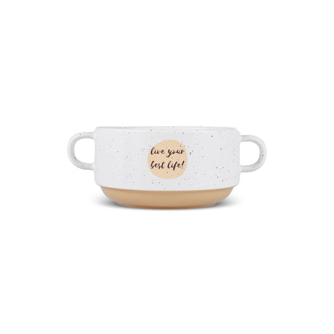 Karaca Monet Flower Suppenschalen-Set, 3-teilig, 460 ml