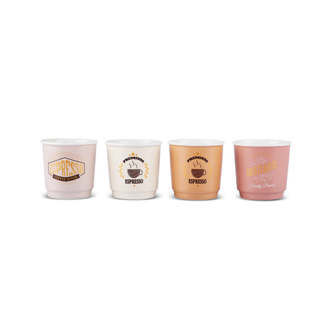 Karaca Monet Soft Espresso Fincan Seti, 4 Kişilik, 4 Parça, 90 ml