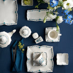 Karaca Iznik 32-Piece Square Breakfast and Serveware Set For 6