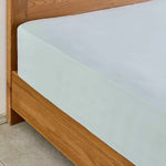 Karaca Home Jersey Fitted Bed Sheet Light Blue 90x200 cm + 30 cm Oeko-Tex Certified