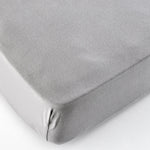 Karaca Home Jersey Fitted Bed Sheet Grey 70x140 cm + 20 cm Oeko-Tex Certified