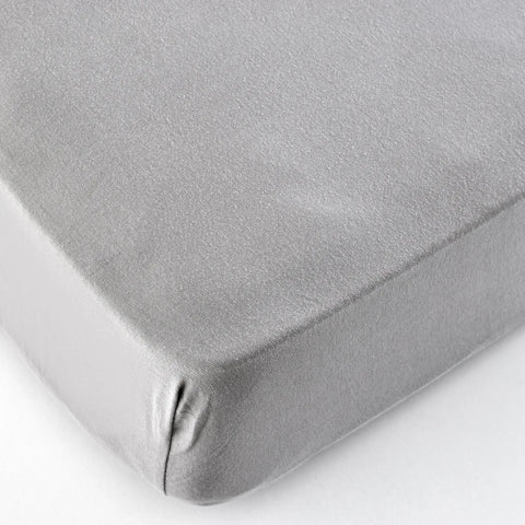 Karaca Home Jersey Fitted Bed Sheet Grey 70x140 cm + 20 cm Öko-Tex Zertifiziert