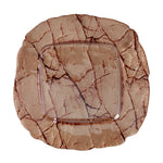 Karaca Gaya Square Service Plate 35 cm Brown