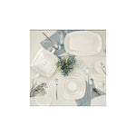 Karaca Suha 60 Piece 12 Person Square/Rectangular Dinner Set