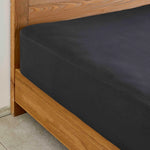 Karaca Home Jersey Fitted Bed Sheet Anthracite 200x200 cm + 30 cm Oeko-Tex Certified