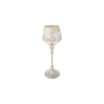 Karaca Lucca Şamdan Tealight Kerzenhalter Antikes Silber 30,5cm