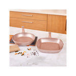 Karaca Biogranit Rosegold Tava+Grill Set