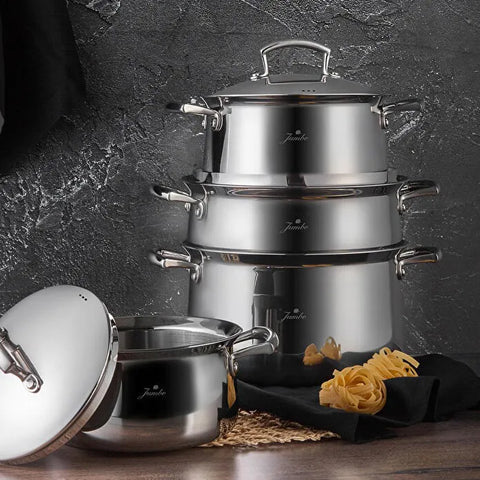 Jumbo Flame 4-teiliges Topf-Set