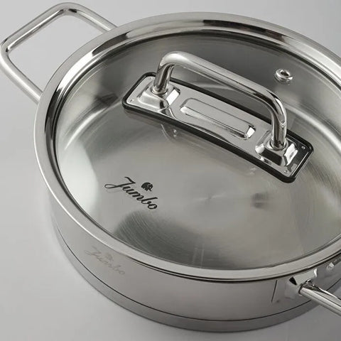 Jumbo Assos 6-Piece Midi Steel Double-Handled Egg Pan Set