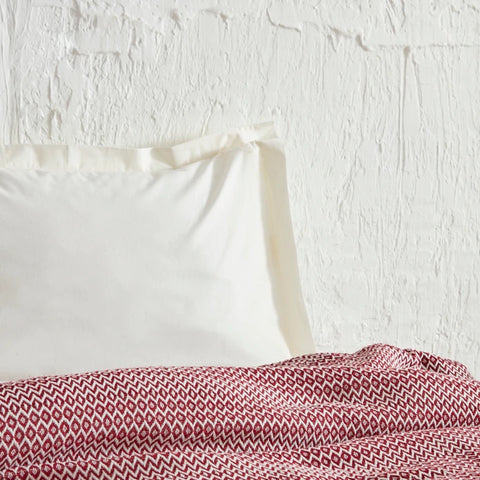 Karaca Home Levi Burgundy Double Pique