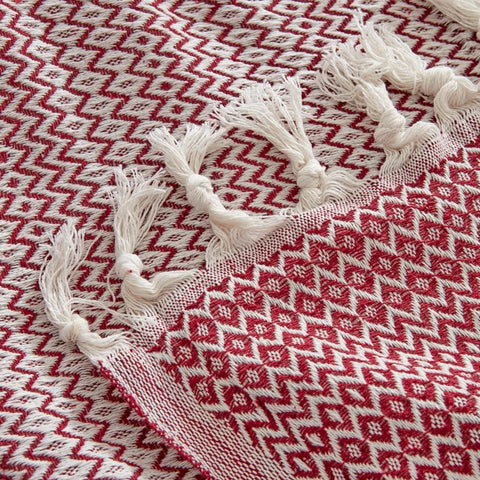 Karaca Home Levi Burgundy Double Pique