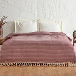 Karaca Home Levi Burgundy Double Pique