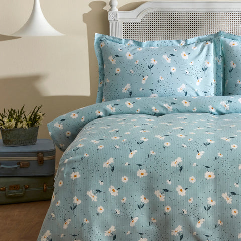 Karaca Home Daisy %100 Pamuk Çift Kişilik Pike Takımı Mint
 