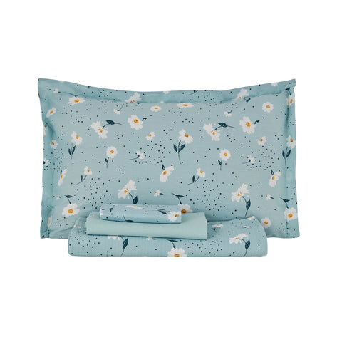 Karaca Home Daisy %100 Pamuk Çift Kişilik Pike Takımı Mint
 
