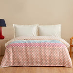 Karaca Home Dace 100 % Baumwolle Doppelbett-Einzelbettdecke Multicolor