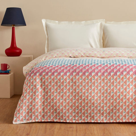 Karaca Home Dace 100 % Baumwolle Doppelbett-Einzelbettdecke Multicolor