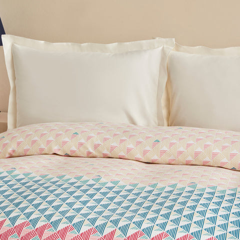 Karaca Home Dace 100 % Baumwolle Doppelbett-Einzelbettdecke Multicolor