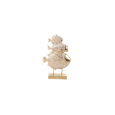 Karaca Nova (Fish Family) Fischfamilie Ornament/Dekorationsobjekt 30,5x19,5 cm
