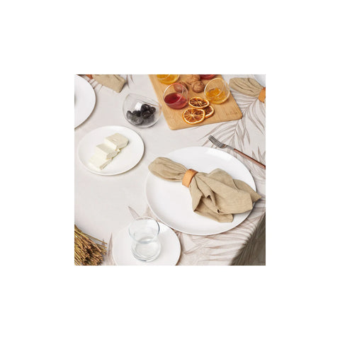Karaca Darcy White for 6 Personen Frühstücksset und Servierschalen, 26 Teilig