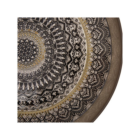 Karaca Rihanna Dekoratives Tablett 28cm schwarz