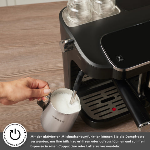 Karaca Hatır Perfetto Espresso und Türkischer Kaffee Maschine INOX