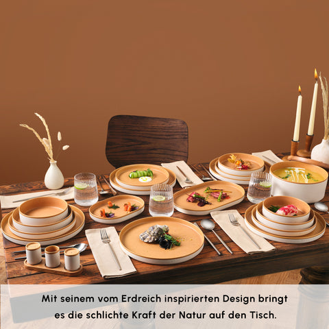 Karaca x Fatih Tutak Earth Collection 57 Parça 12 Kişilik Yemek Takımı