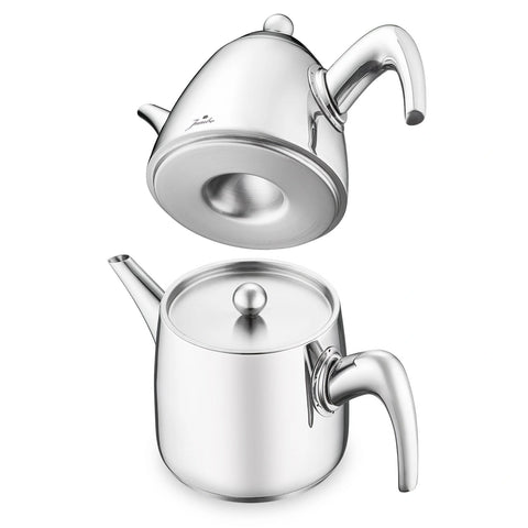 Jumbo 6500 Vollmetall-Teekessel-Set aus Edelstahl